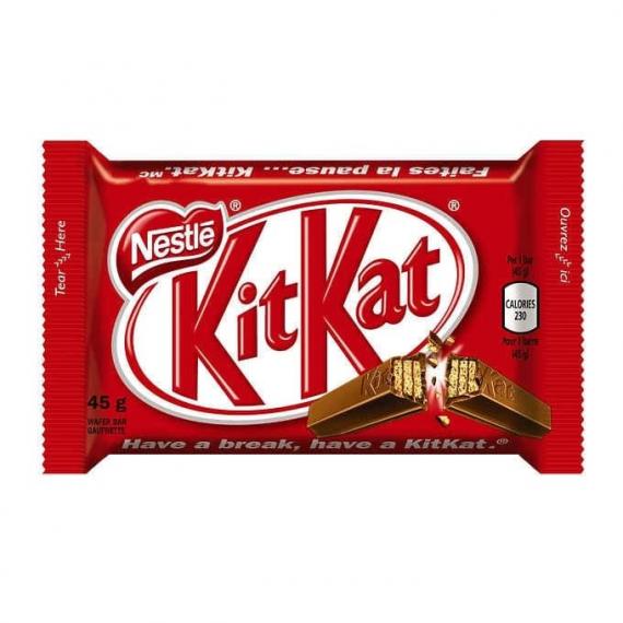 Kit Kat 4-finger Chocolate Wafer Bars, 48 × 45 g