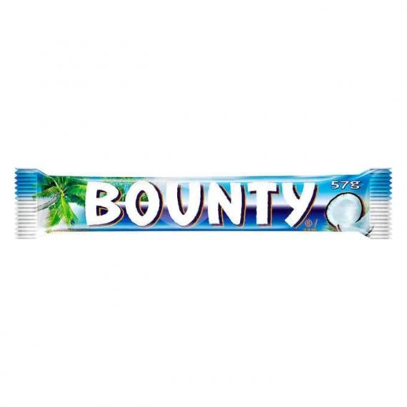 Bounty Chocolate Bars, 24 × 57 gr