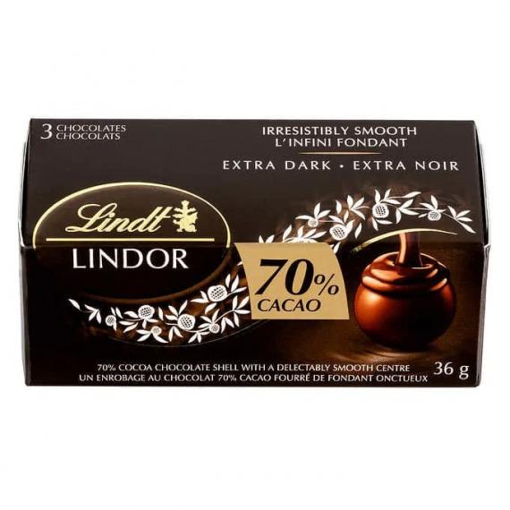 Lindt Extra Dark Chocolate, 12 × 36 g