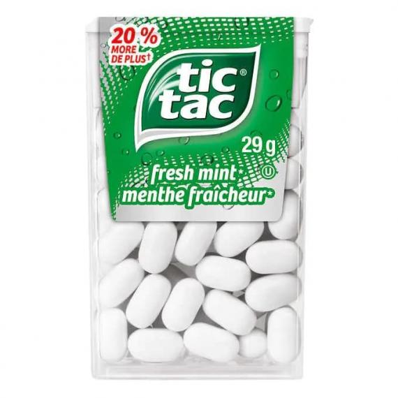 Tic Tac Fresh Mint, 12 × 29 g