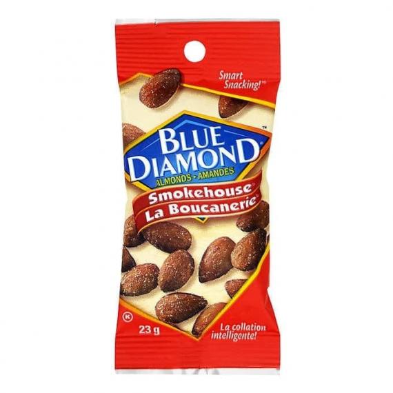 Blue Diamond Smokehouse Almonds, 18 × 23 g