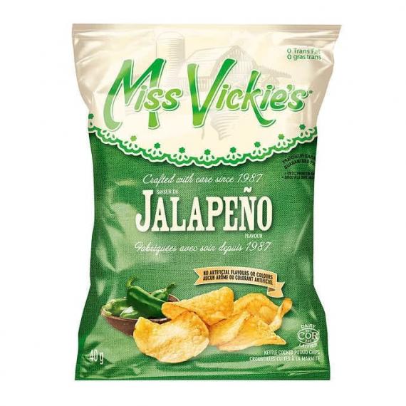 Miss Vickie’s Jalapeno Chips, 40 x 40 g