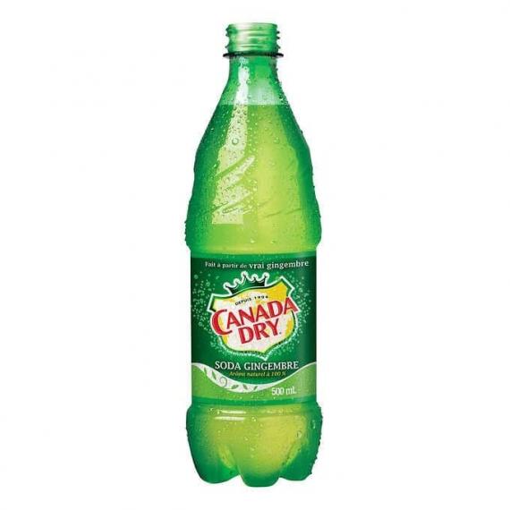 Canada Dry Ginger Ale Bottles, 24 × 500 mL