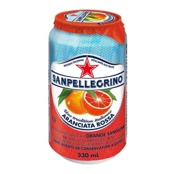 San Pellegrino Aranciata Rossa Sparkling Beverage, 24 × 330 mL