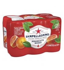 San Pellegrino Aranciata Rossa Sparkling Beverage, 24 × 330 mL