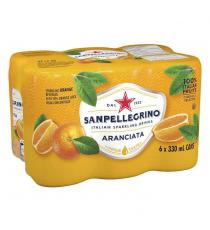 San Pellegrino Aranciata Carbonated Beverage, 24 × 330 mL