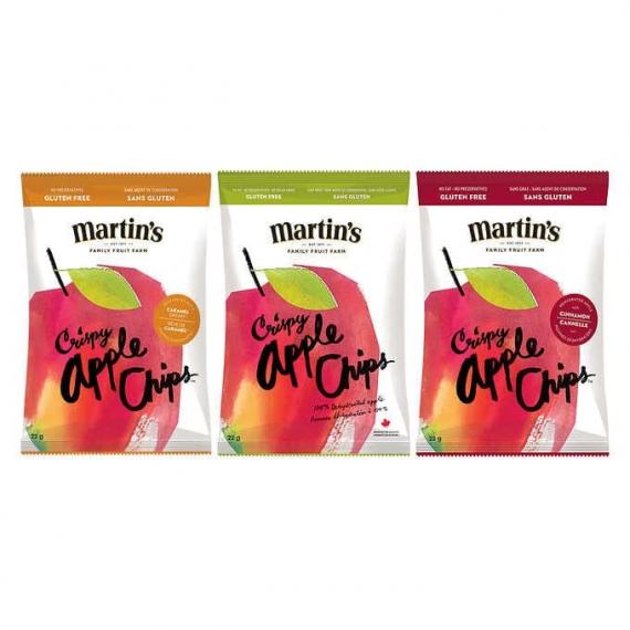 Martin’s Crispy Apple Chips, 15 × 22 g