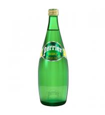 Perrier Carbonated Natural Spring Water, 12 × 750 mL (glass bottle)