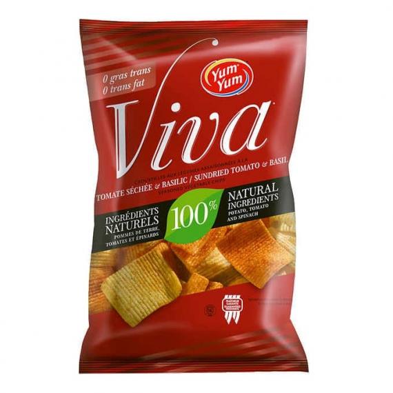 Viva Sundried Tomato and Basil Chips, 30 × 38 g
