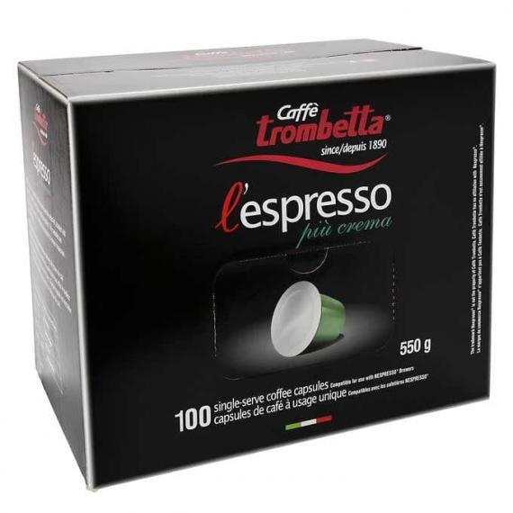 Caffè Trombetta Espresso Coffee Capsules, Pack of 100