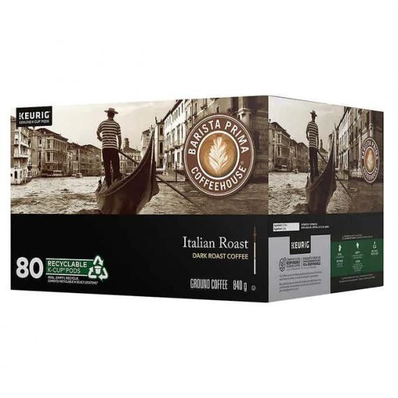 Barista Prima Italian Roast Coffee, 80 K-Cup Pods