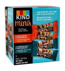 KIND Mini Bars Variety Pack, 32 × 20 g