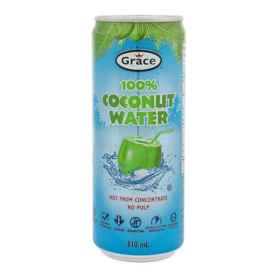 Grace 100% Pure Coconut Water, 24 × 310 mL