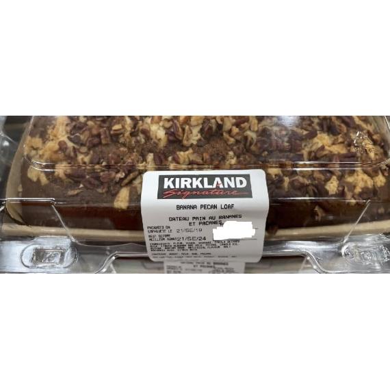 Kirkland Signature Pain Aux Bananes Et Aux Noix