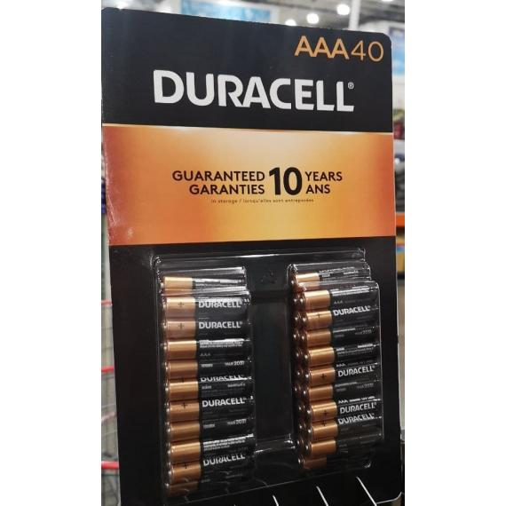 Duracell Piles "AAA" Paquet De 40