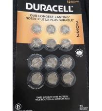 Duracell Piles Bouton Au Lithium 2032, 3V, Paquet De 12