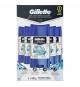 Gillette - Antisudorifique et désodorisant en gel transparent
