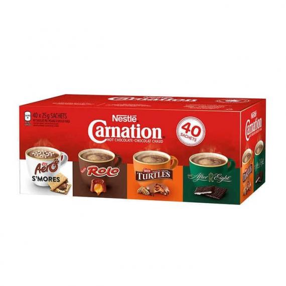 Nestle Carnation - Assortiment chocolat chaud 40 × 25 g