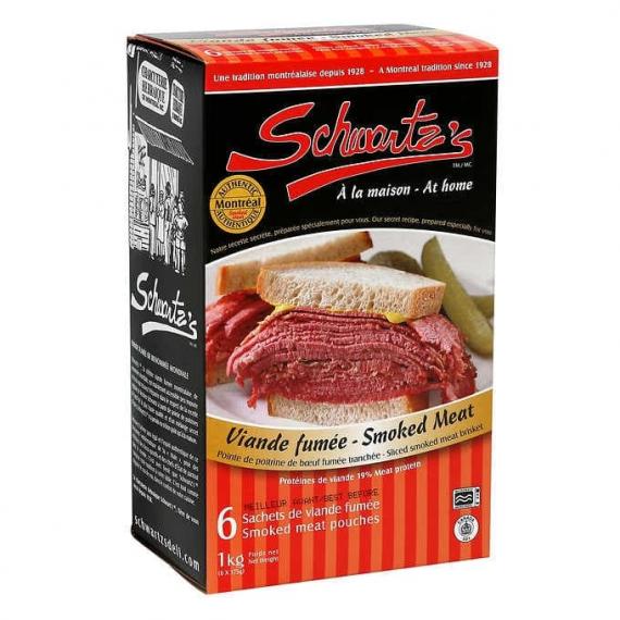 Schwartz’s Smoked Meat Pouches 6 × 175 g