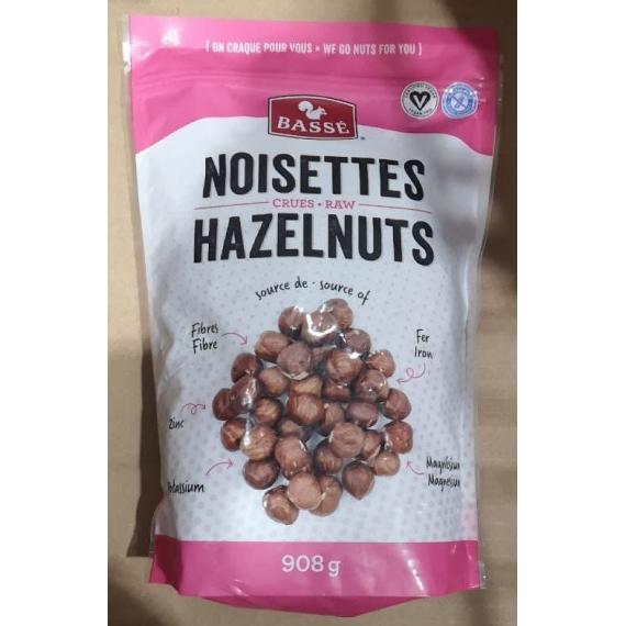 Bassé Raw Hazelnuts 908 g