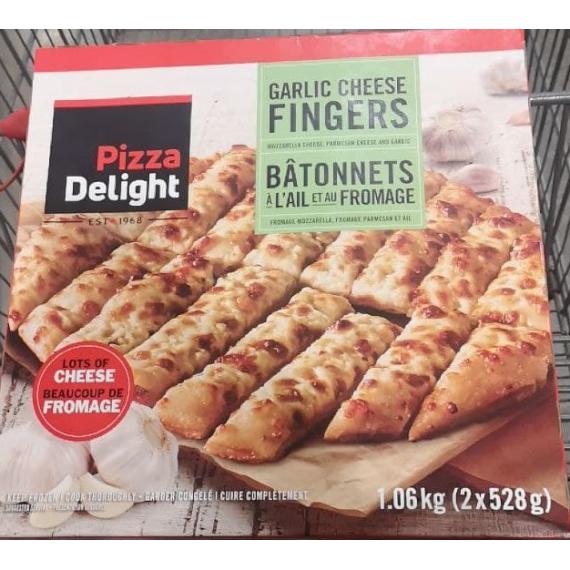 Pizza Delight Garlic Cheese Sticks 2x528 g