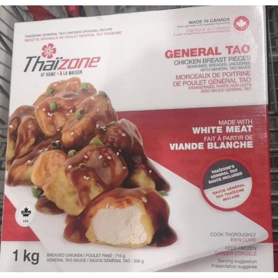 Thaizone Chicken Breast Pieces With General TAO Sauce 1 kg