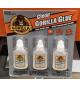 Gorilla Clear Glue 1.75 oz 3 Pack