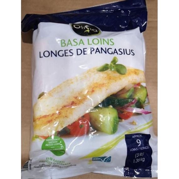 Olivia Basa Loins Longes De Pangasius 1.36 kg