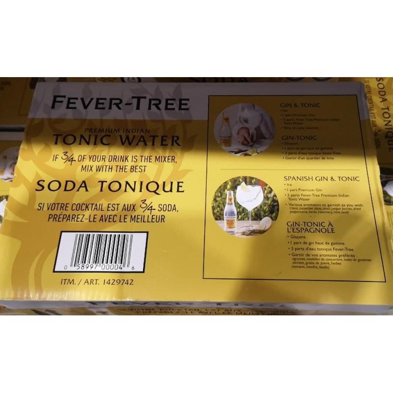 FeverTree Tonic Water 24 x 200 ml DeliverGrocery Online (DG), 9354
