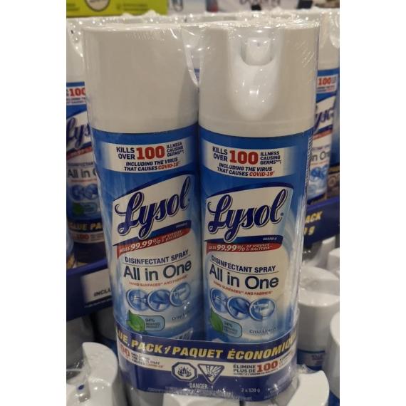 Lysol Désinfectant Crisp Linen 2x 539 g