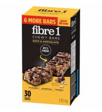 Fibre 1 Chewy Bars Oats & Chocolate, 30 × 35 g , 1.05 kg