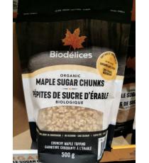 Biodélices Organic Maple Sugar Chunks 500 g