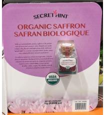 Secret Hint Organic Saffron 1 g