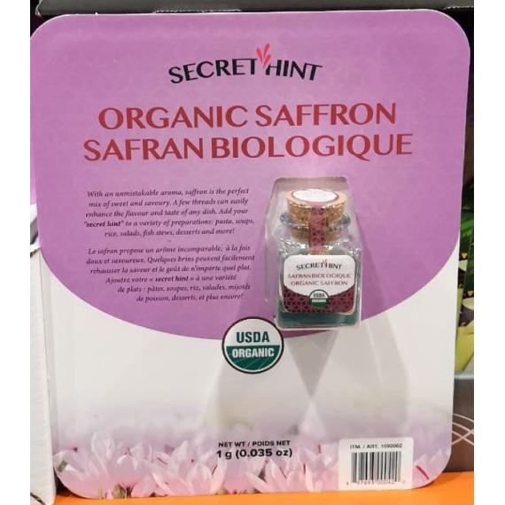 Secret Hint Organic Saffron 1 g