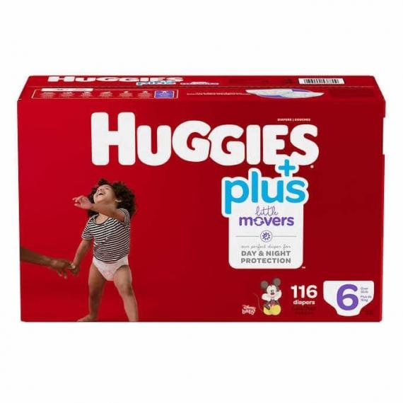 Huggies Couches, Taille 6, paquet de 116