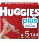 Huggies Little Movers Plus, Size 5, Pack of 144