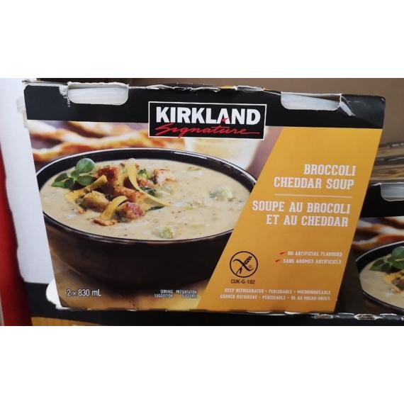 Kirkland Signature Broccoli Cheddar Soup 2 x 830 ml