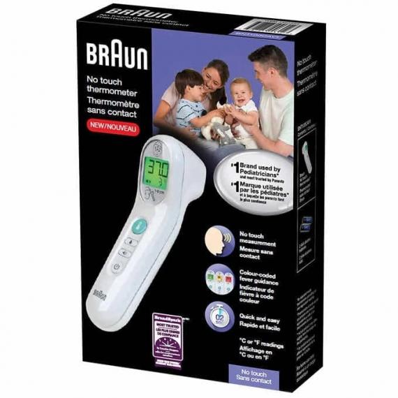 Braun - Thermomètre infrarouge sans contact BNT100CAV1