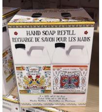 Deruta - Recharge de savon pour les mains 2 x 1,893 L