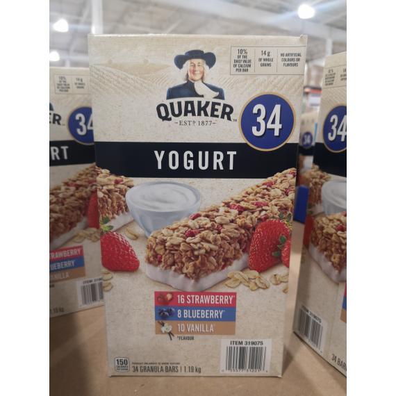 Quaker Yogurt Granola Bars, 34 x 35 g