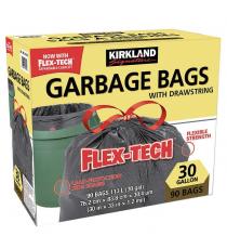 Kirkland Signature Drawstring Garbage Bags Pack of 90