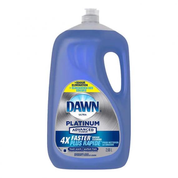 Détergent à vaisselle liquide Dawn Ultra Platinum Advanced Power 2.66 L