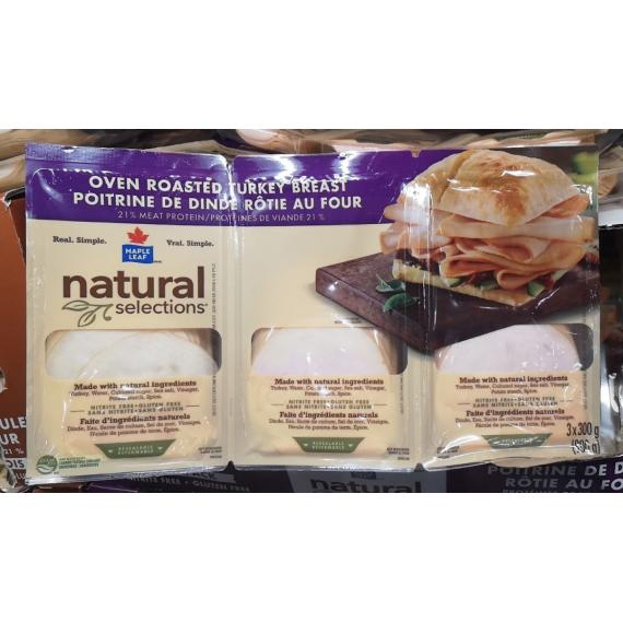 Natural Selections Sliced Turkey Breast 3 x 300 g