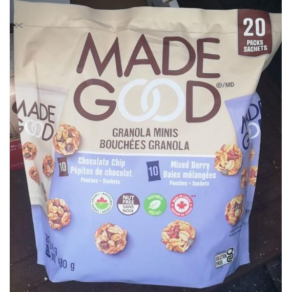 Made Good Granola Minis 24 g (0,84 oz), 20 unités