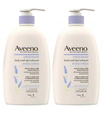 Aveeno Stress Relief Body Wash for Dry Skin 2 x 975 ml