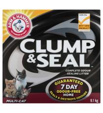 ARM & HAMMER - Clump & Seal Litter, Multi Cat, 9.1 kg