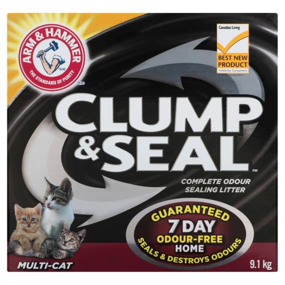 ARM & HAMMER - Litière agglomérante et scellée, Multi Cat, 9,1 kg