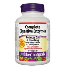 Webber Naturals - enzymes digestives complètes 150 comprimés