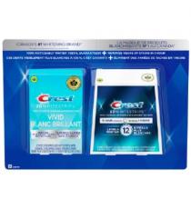 Crest 3D Whitestrips teeth whitening kit 10 × Vivid White treatments and 10 × 1-hour Express treatments