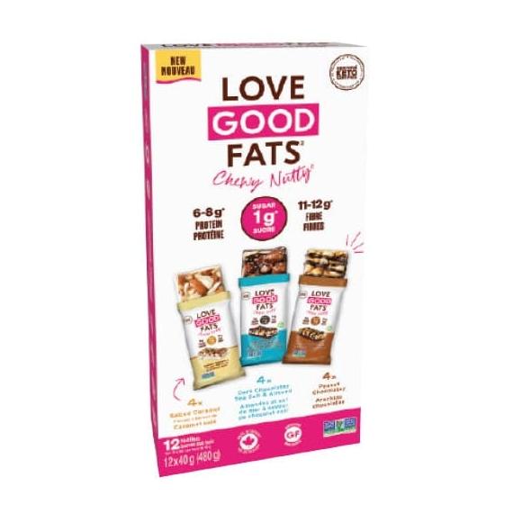 Love Good Fats - Barres aux noix pack de 12